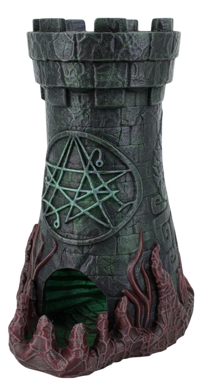 Cthulhu Würfelturm für Tabletop – 28mm Gelände & Dice Tower, 3D-Druck aus PLA-Kunststoff, Tabletop Z