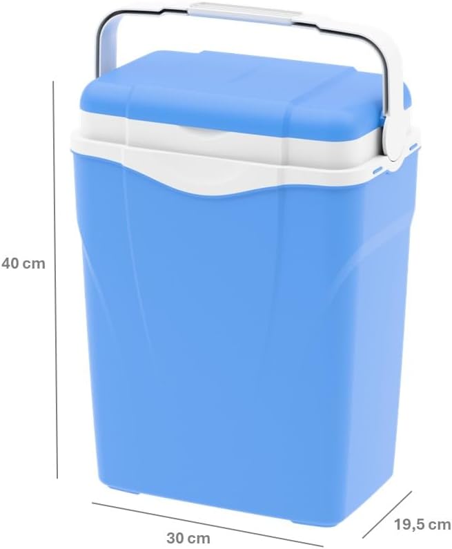 CoolBox Antarctica 3 Sizes, Camping, Summer Freezer Box for bevrages and Food 15LT Blau, 15LT Blau