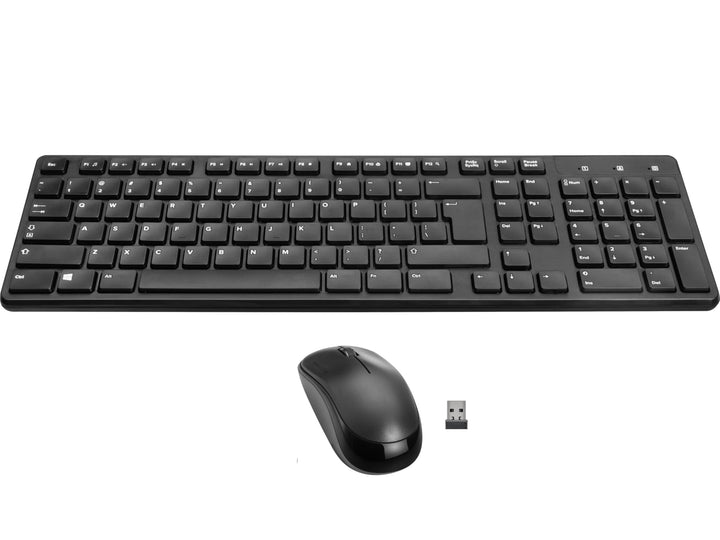 Speedlink SIGNIUM Deskset - USB Wireless Tastatur Maus Set Kabellos, US-Layout englisch QWERTY, Batt