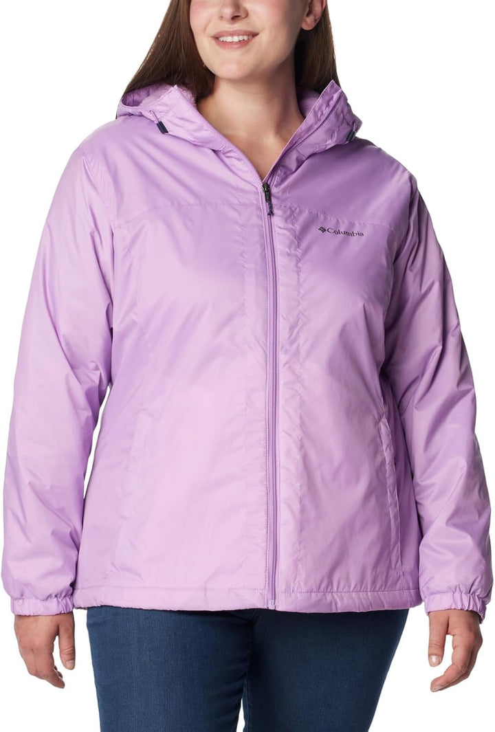 Columbia Damen Switchback Iii Jacke, Wasserdicht & Atmungsaktiv, Verstaubar Regenjacke 1X Gumdrop, 1
