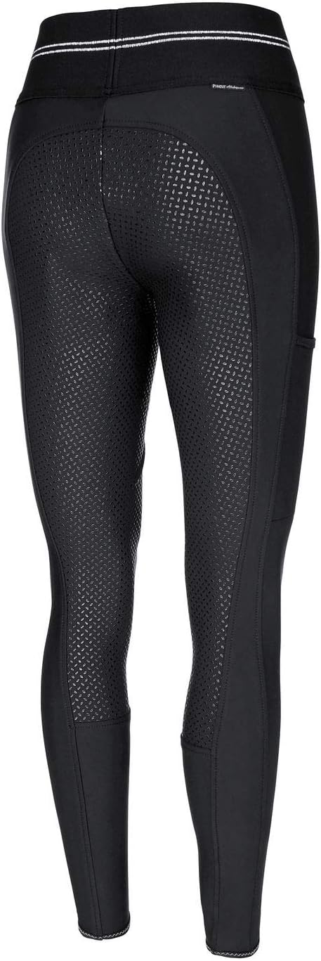 Pikeur Damen Vollbesatz Reithose GIA Grip Athleisure 38 Schwarz, 38 Schwarz