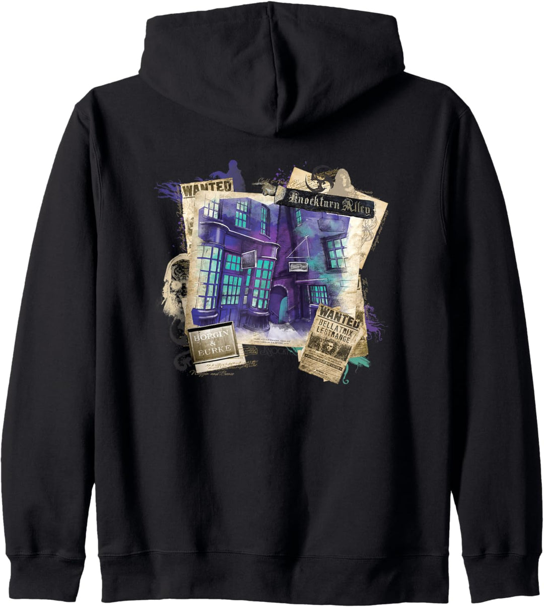 Harry Potter Knockturn Alley WantedBellatrix Lestrange Kapuzenjacke