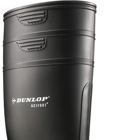 Dunlop Protective Footwear Acifort Heavy Duty full safety Unisex-Erwachsene Gummistiefel, Schwarz, 4