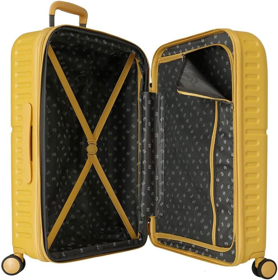 Pepe Jeans Highlight Koffer-Set, 48 x 70 x 28 cm, gelb, 48x70x28 cms, Kofferset Kofferset Ocker, Kof