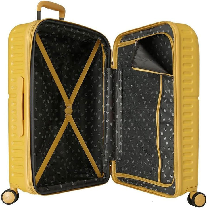 Pepe Jeans Highlight Koffer-Set, 48 x 70 x 28 cm, gelb, 48x70x28 cms, Kofferset Kofferset Ocker, Kof