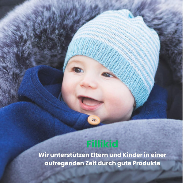 Fillikid Winterfusssack Bernia Lammfell Exklusiv Kinderwagen, Buggy | Winterfusssack wind- & wassera