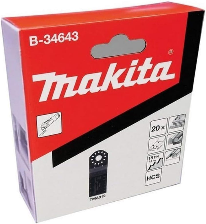 Makita Tauchsägeblatt TMA012, 20 Stück, 32 mm, B-34643