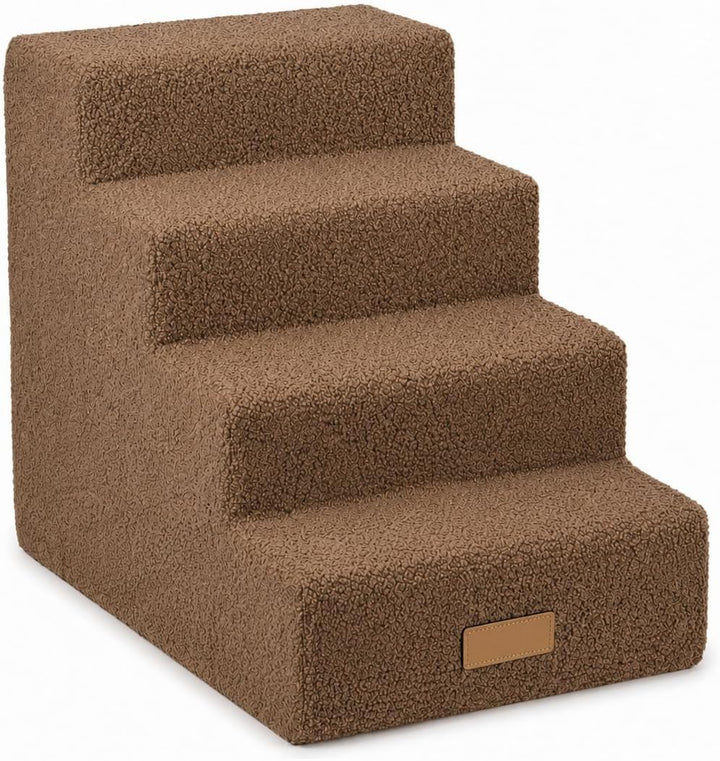 Sofatreppe für Hunde und Katzen – Hundetreppe für Bett &amp; Sofa – 3- oder 4-stufig, rutschfest &amp; wasch