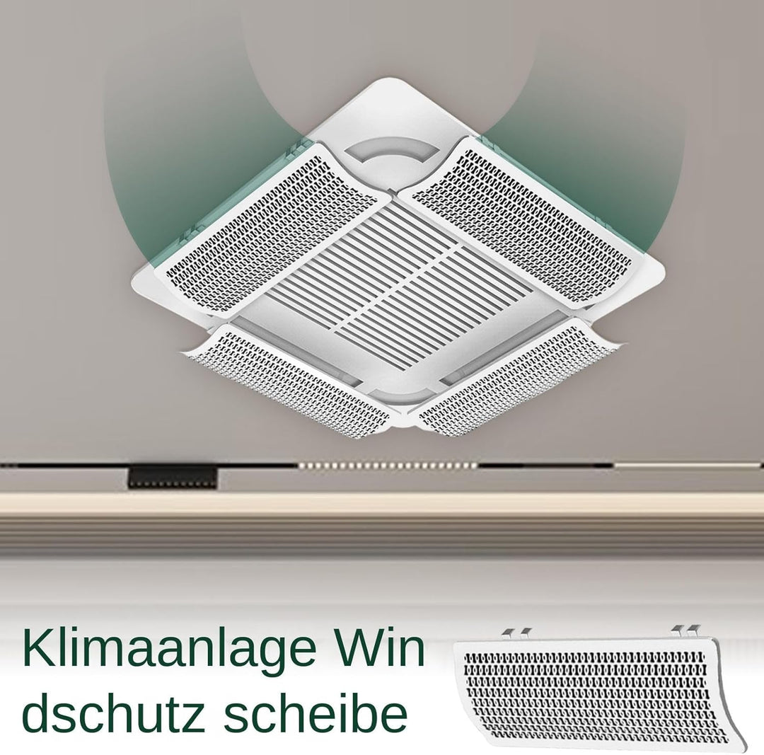 [2 Stück] Anti-direkt Windabweiser Klimaanlage Decke, Decken Klimaanlage Deflektor Für Klimaanlagen,
