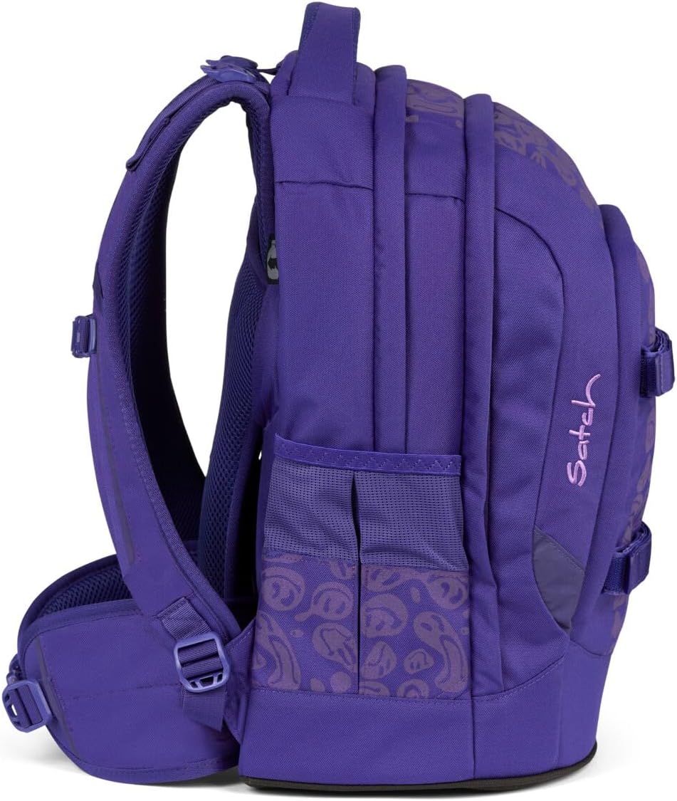 Satch Pack Schulrucksack Set 2tlg. inkl. Pencil Sider (Bright Faces), Bright Faces