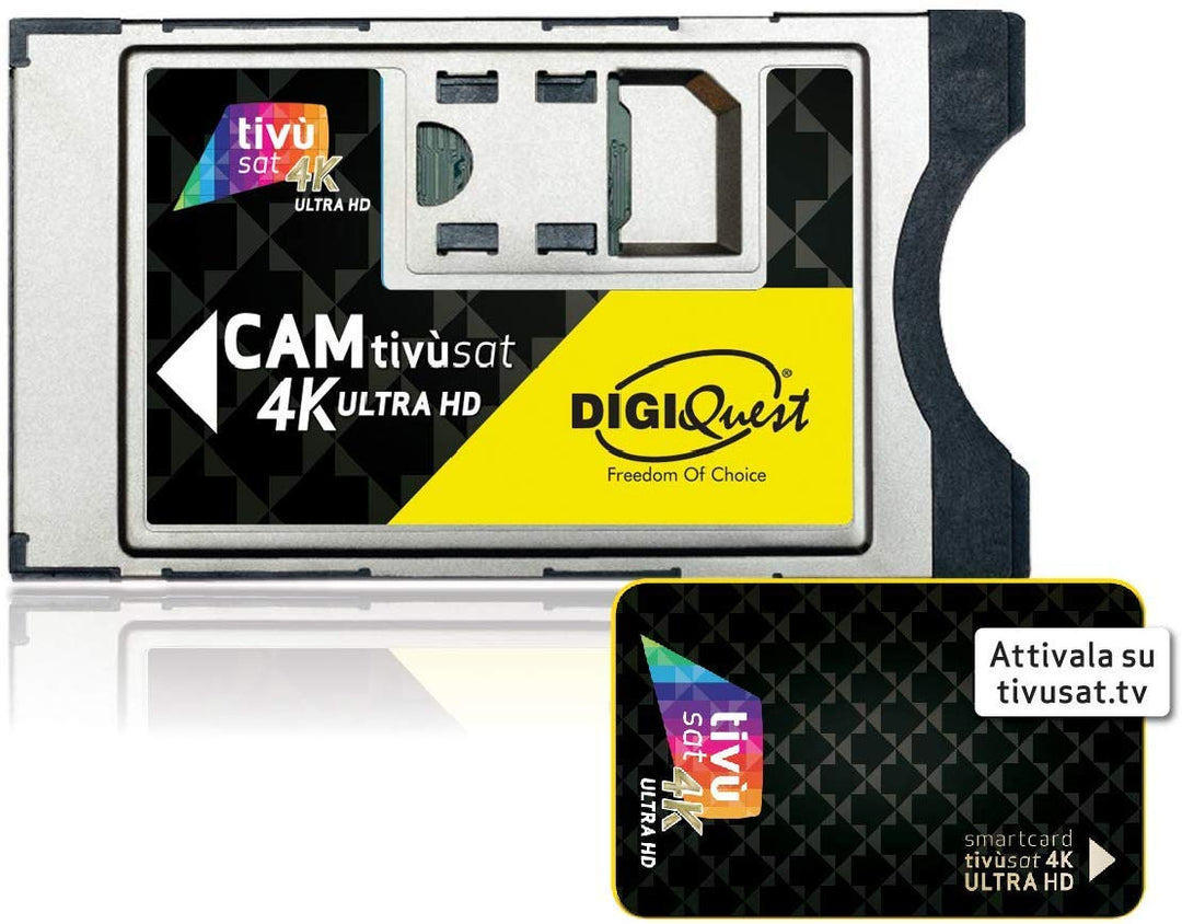 4K Tivusat SmarCam 4K Ultra HD CI+ Modul inkl. TiVu Aktive Smartcard Karte