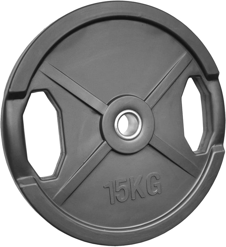 POWER-XTREME Hantelscheiben | Gewichtsscheiben | gummiert | 30/31 mm | mit Griffen | Grössenauswahl:
