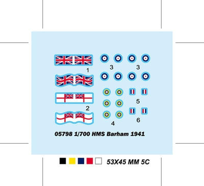 Trumpeter 05798-1/700 HMS Barham Schiff 1941