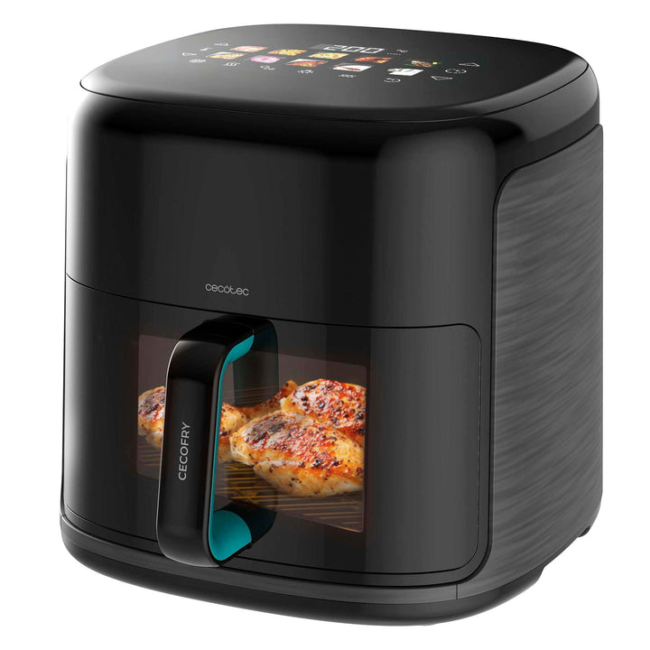 Cecotec Heissluftfritteuse ohne Öl - 8,5L - Grill - Doppelwiderstand - Integrierter Smoker - Air Fry