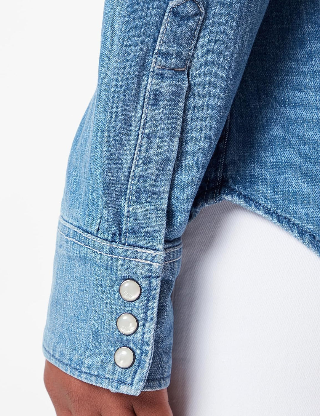 G-STAR RAW Damen Slim Denim Wmn Shirts S Blau (Faded Cricket Blue D23682-d252-d891), S Blau (Faded C