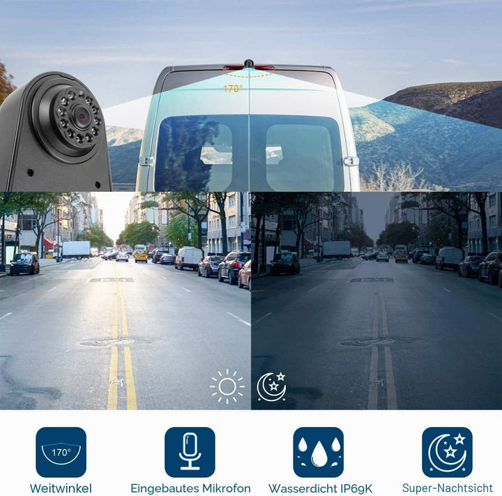 HD 720p Wasserdicht Transporter kfz rückfahrkamera für MB/für Sprinter W906 316H 524 H 1500 2500 200