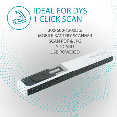 IRIScan Book akku mobiler Scanner : 12PPM Batterie dokumentenscanner, kostenloser PDF-Editor, Mini S
