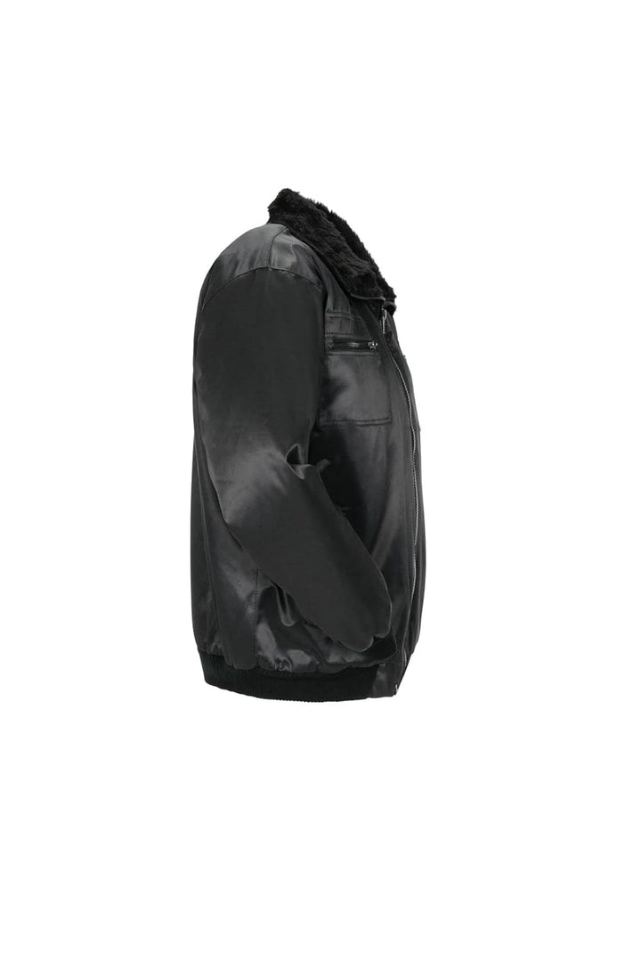 Planam Outdoor Winter Herren Gletscher Pilotenjacke schwarz Modell 0334 Grösse L Schwarz L, Schwarz