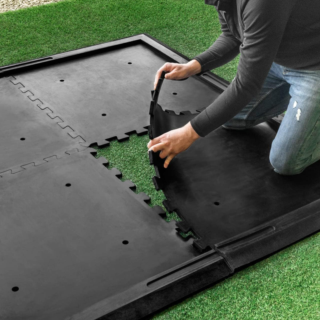 FORB Gummi-Golfmattenunterlage | Robuste, rutschfeste Unterlage für Driving Range Golfmatten – Stand