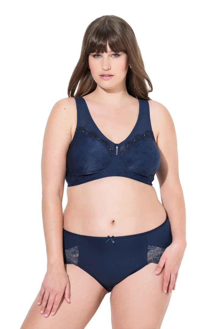 Ulla Popken Damen Entlastungs-BH Kelly, Ohne Bügel, Spitze Entlastungs-BH Kelly, ohne Bügel, Spitze