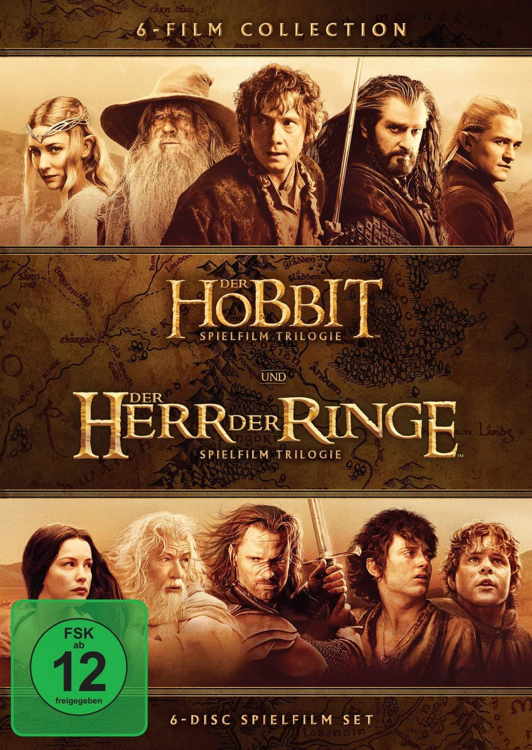 Mittelerde Collection [6 DVDs], DVD