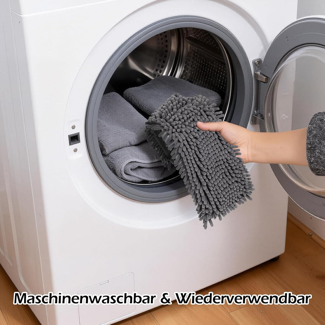 MASTERTOP Mikrofaser Wischmop-Flach Bodenwischer Mopp für Hartholz, Laminat, Fliesenboden, Edelstahl