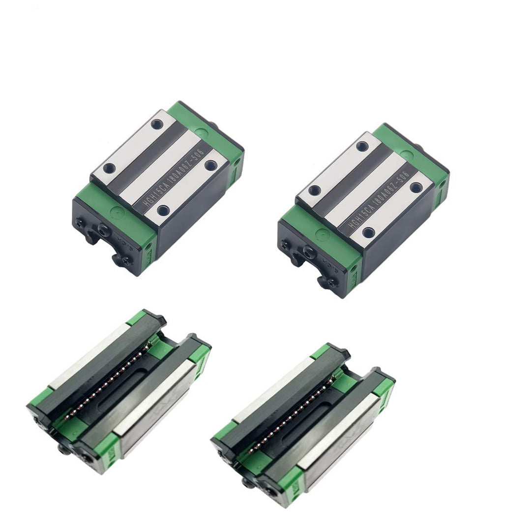 GooEquip Linearführung HGR15 1500mm Linearschiene mit 4PCS Gleitblock + 1PCS SFU1605 1500mm Kugeluml