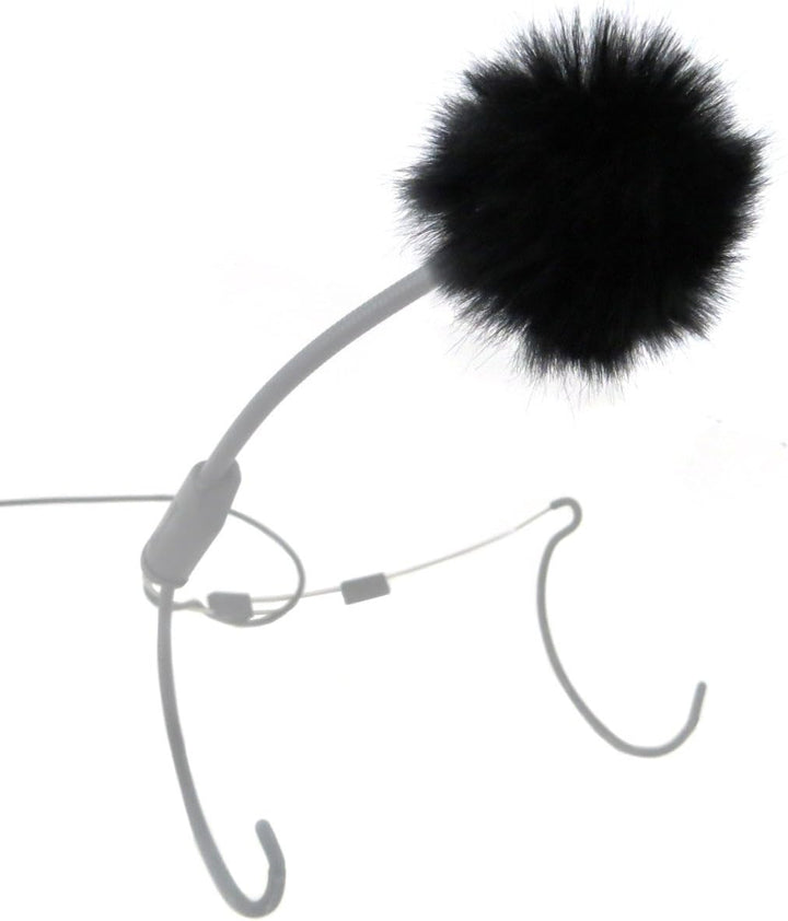 keepdrum WS05 Mini Fell-Windschutz für Mini Fell-Windschutz für Lavalier-Mikrofone und Headsets