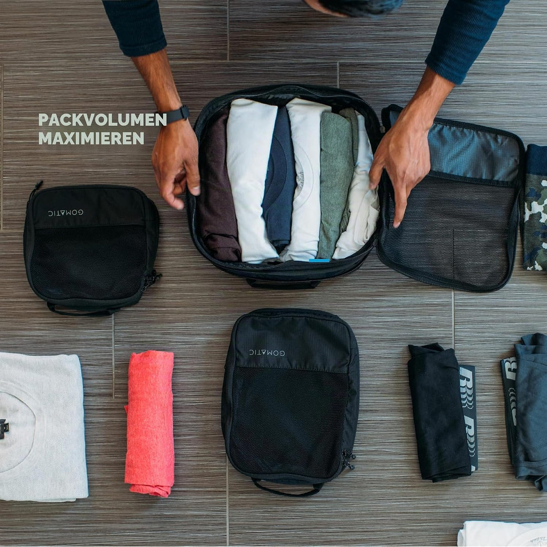 Gomatic Packing Cube Large | Packtasche | Organizer | Pack-Würfel | Kleider-Tasche | Kompressionsbeu