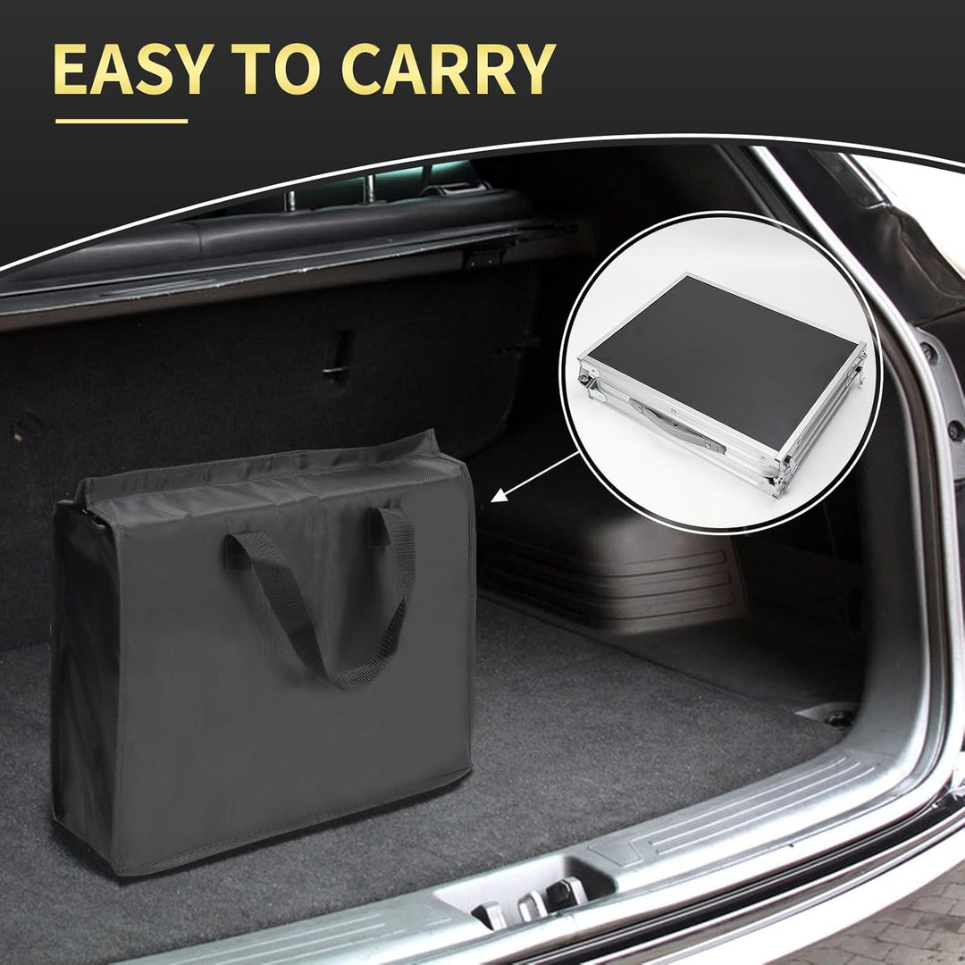 CPROSP Campingtisch Klappbar 90 * 40cm, Koffertisch Camping Faltbar, Camping Tisch, Markttisch Höhen