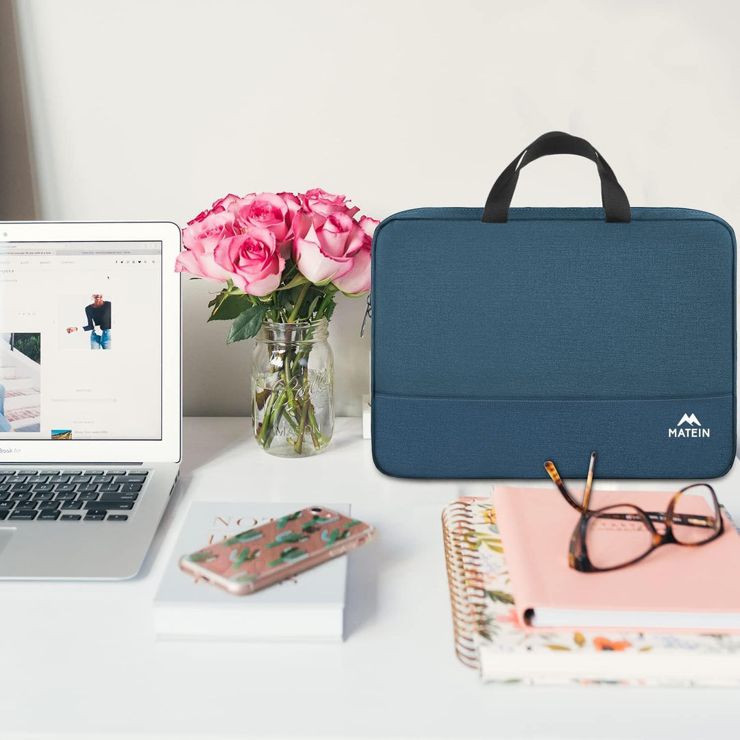 MATEIN Laptop Tasche 15,6 Zoll, Laptop-Hülle 15 mit Griff,Schlanke und Leichte Laptoptasche für Reis