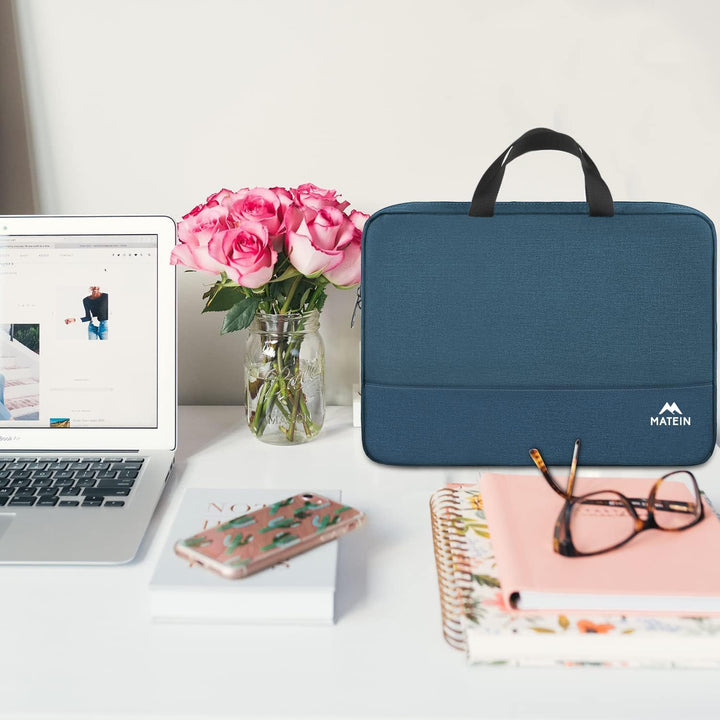 MATEIN Laptop Tasche 15,6 Zoll, Laptop-Hülle 15 mit Griff,Schlanke und Leichte Laptoptasche für Reis