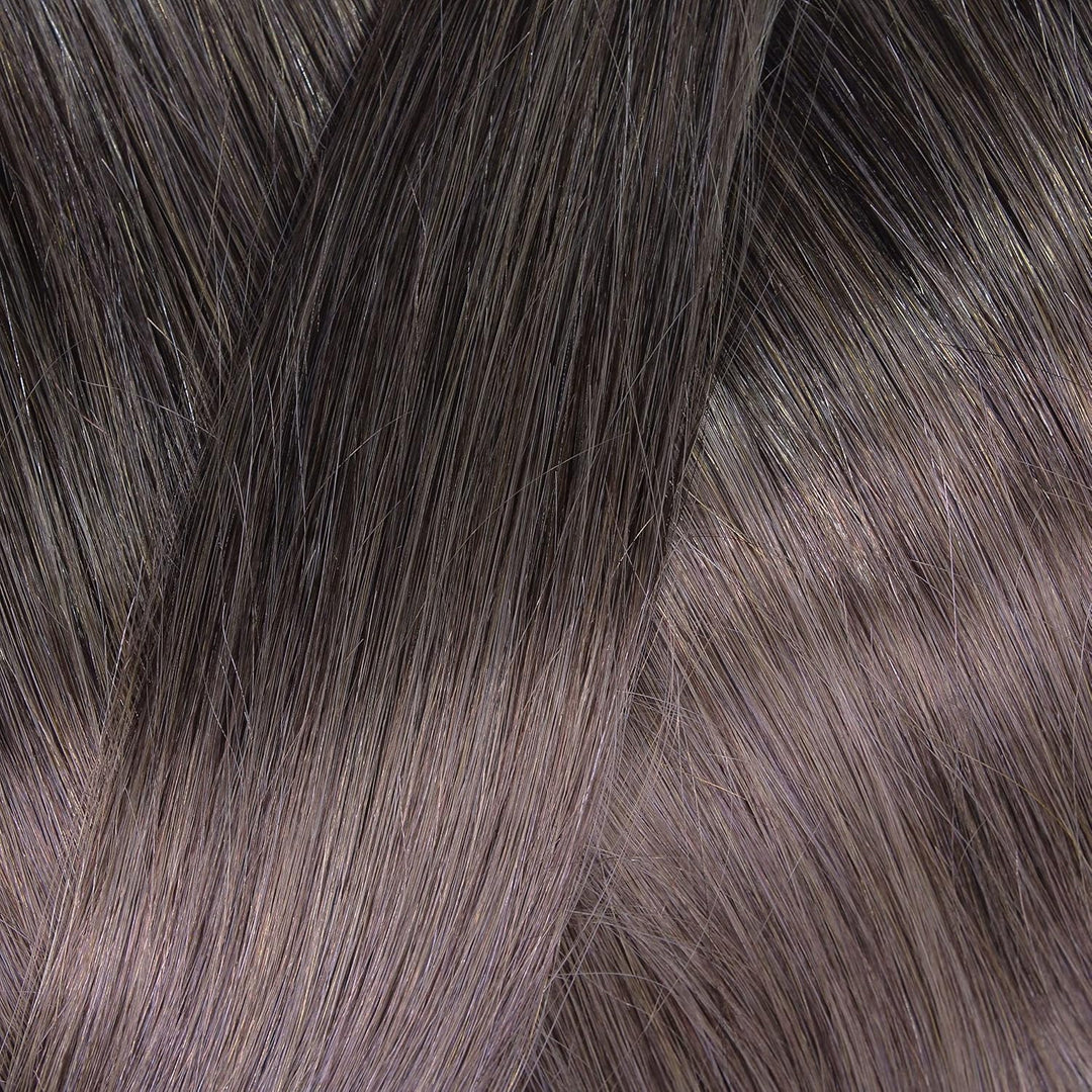 hair2heart Premium Extensions Echthaar Bondings glatt - 100 Strähnen 0.8g 50cm 6/0 dunkelblond 50cm