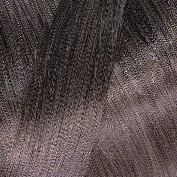 hair2heart Premium Extensions Echthaar Bondings glatt - 100 Strähnen 0.8g 50cm 6/0 dunkelblond 50cm