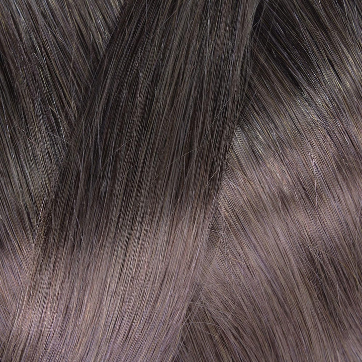 hair2heart Premium Extensions Echthaar Bondings glatt - 100 Strähnen 0.8g 50cm 6/0 dunkelblond 50cm