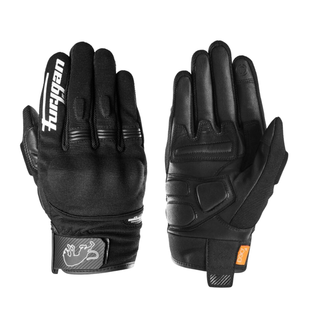 Furygan Jet D3O EVO - Motorradhandschuhe für Herren - 100% Lederhandfläche - Komfort - Sommerhandsch
