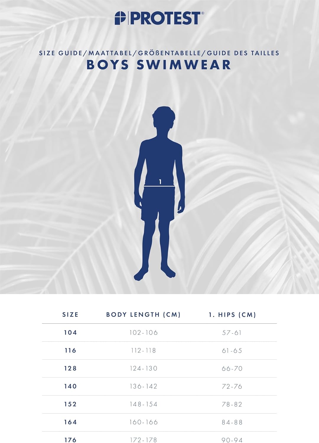 Protest Jungen Beachshorts PRTCHRIS JR 176 Deepdive Blue, 176 Deepdive Blue
