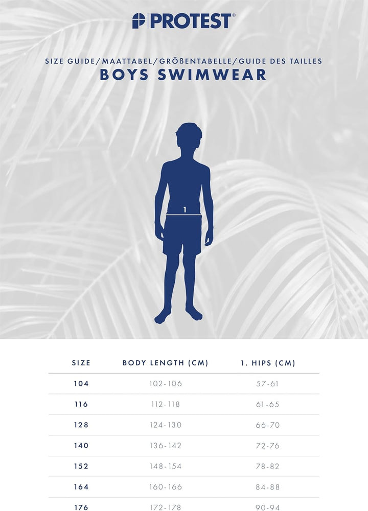 Protest Jungen Beachshorts PRTCHRIS JR 176 Deepdive Blue, 176 Deepdive Blue