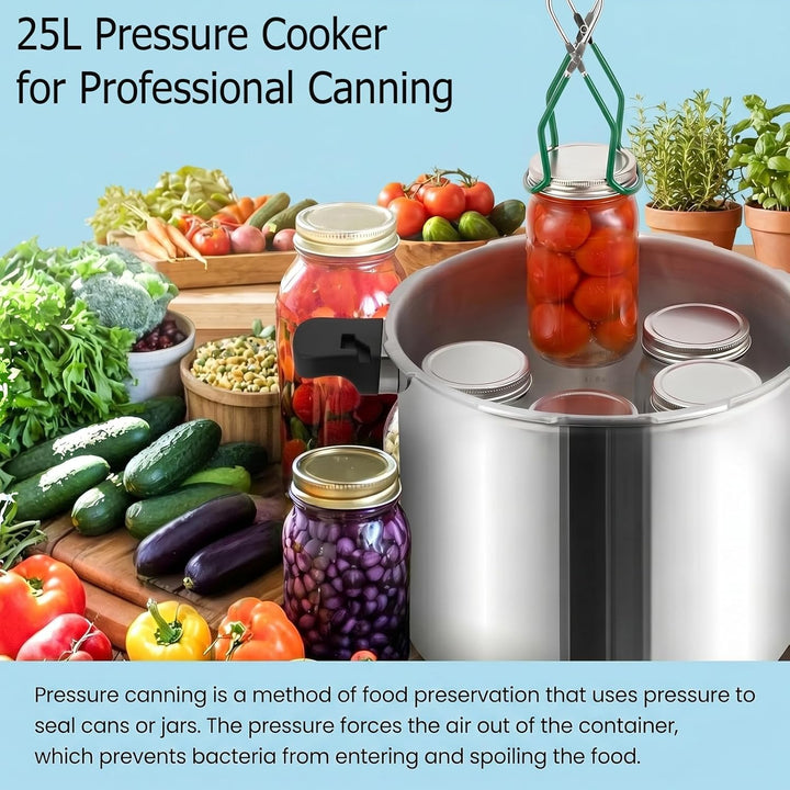 Gewerbliche Küche grosse Kapazität 25Liter Pressure Cooker,Mit Dampfkorb perfect dampfkochtopf Verbr