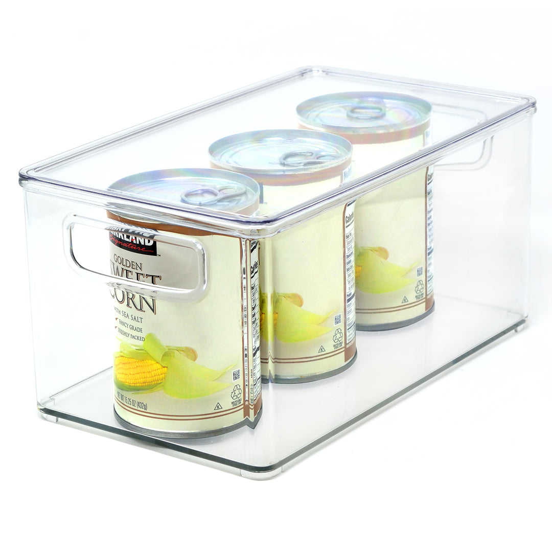Youngever 2er Set 25 x 15 x 12 cm Kühlschrankbehälter, Speisekammer Organizer, Aufbewahrungsbox Kühl