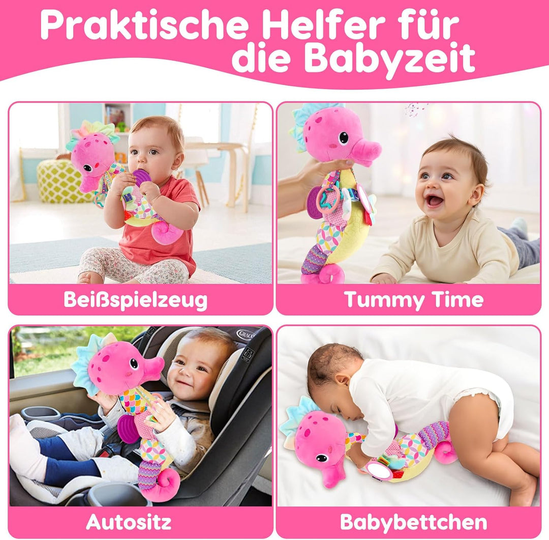 Baby Spielzeug 0 3 6 9 12 Monate Musikspielzeug, Montessori Sensorik Spielzeug Baby Geschenk Mädchen