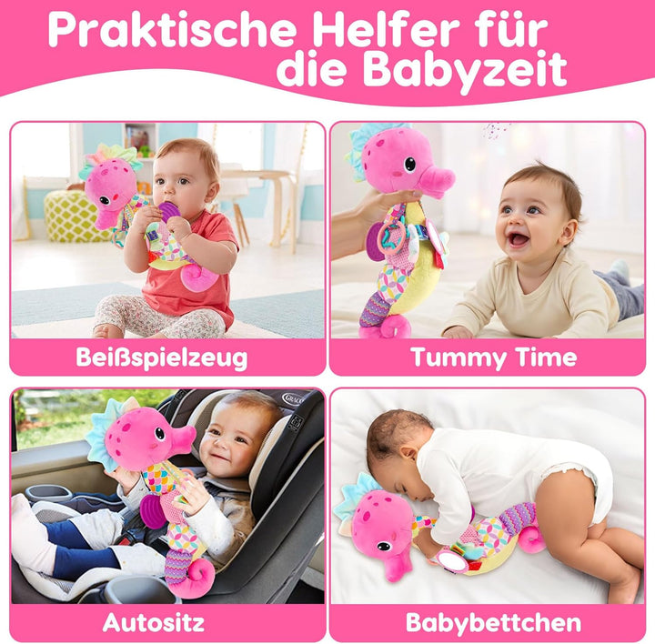 Baby Spielzeug 0 3 6 9 12 Monate Musikspielzeug, Montessori Sensorik Spielzeug Baby Geschenk Mädchen