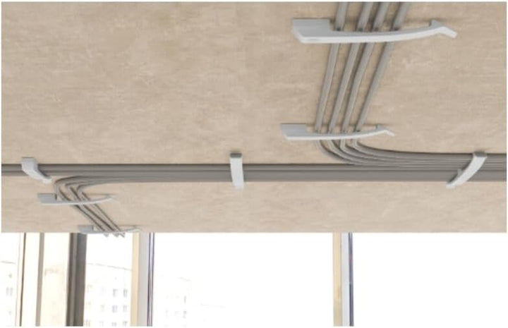 fischer Steckfix SF plus KB 8, Platzsparende Kabelbefestigung durch flache Konstruktion, Leichte Nac