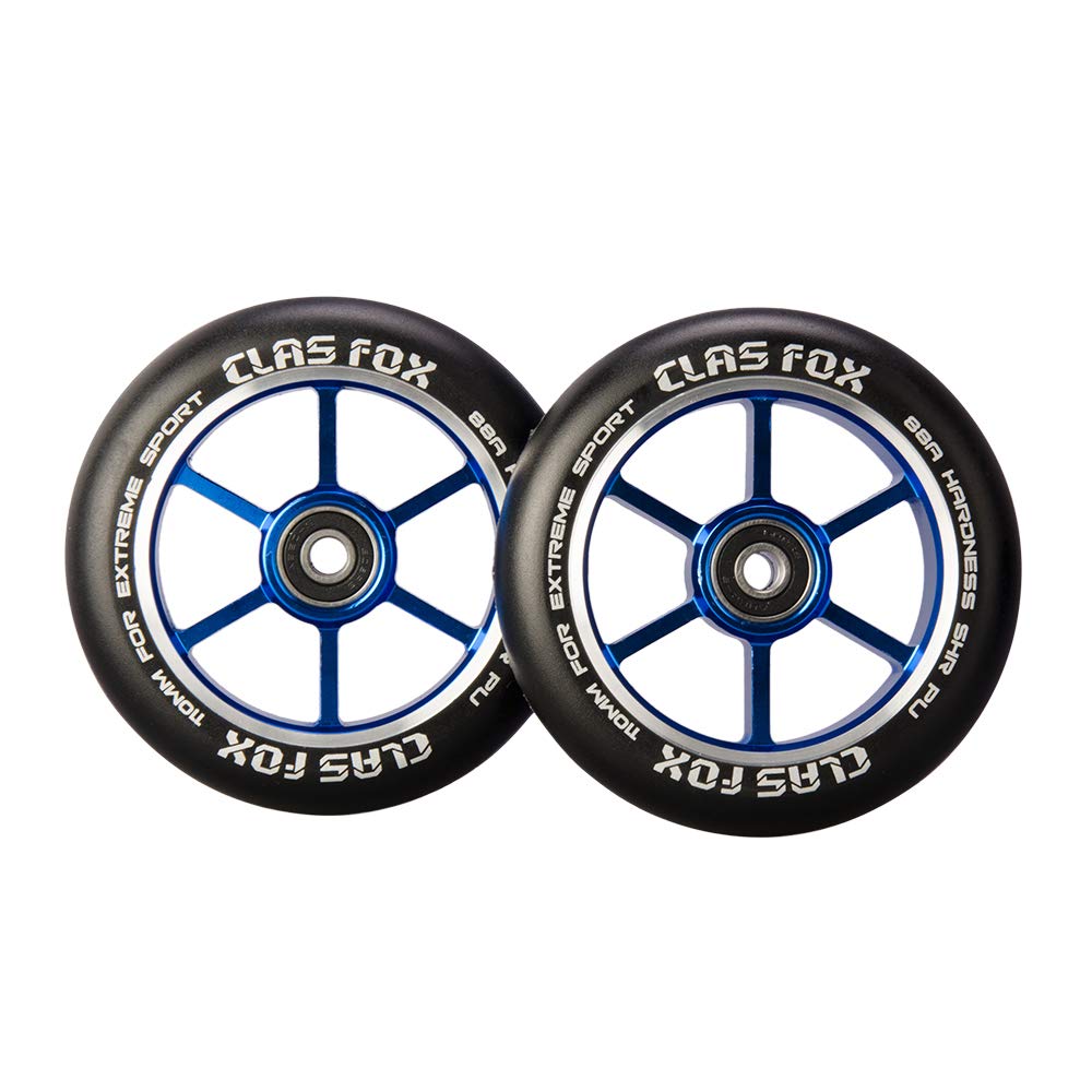 Pro Stunt Scooter Rollen Roller Räder 110mm EIN Paar mit ABEC-9 Kugellager CNC Metallker (2 stücke)