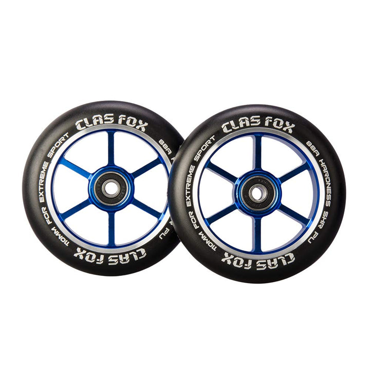 Pro Stunt Scooter Rollen Roller Räder 110mm EIN Paar mit ABEC-9 Kugellager CNC Metallker (2 stücke)