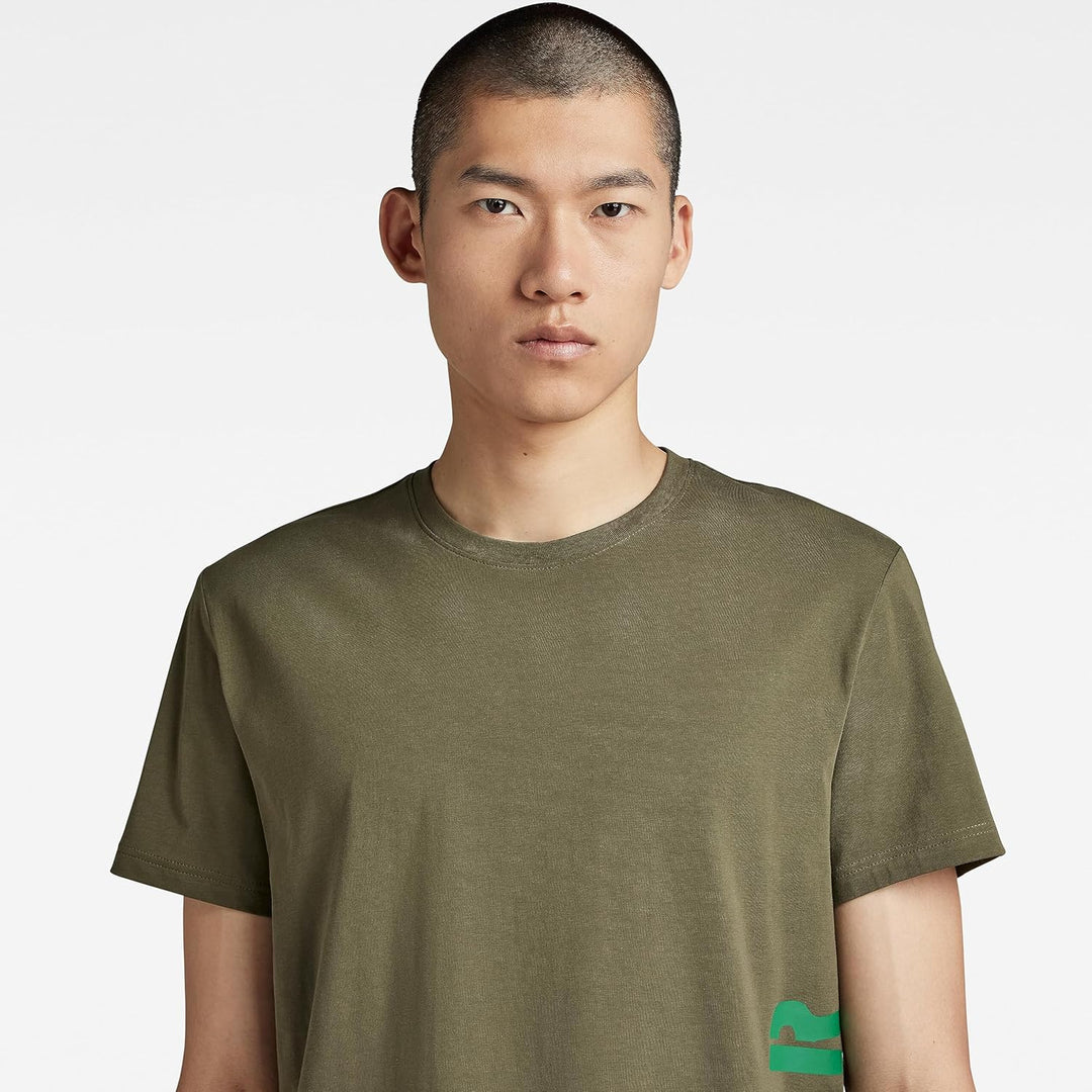 G-STAR Herren Originals T-Shirt XS Grün (Shadow Olive D22780-336-b230), XS Grün (Shadow Olive D