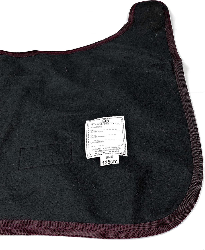Horses, Pferdedecken Waterproof Warm, Wasserdicht, Weich, Bequem und Warm, Langlebig, Blau, 155 cm B