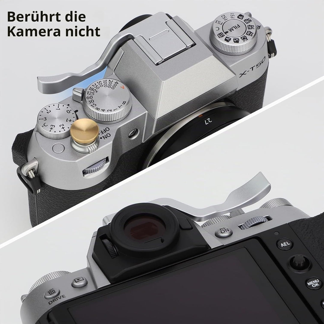 Haoge THB-XT30S Metall-Blitzschuh-Daumenauflage für Fujifilm Fuji X-T10 X-T20 X-T30 XT10 XT20 XT30 K