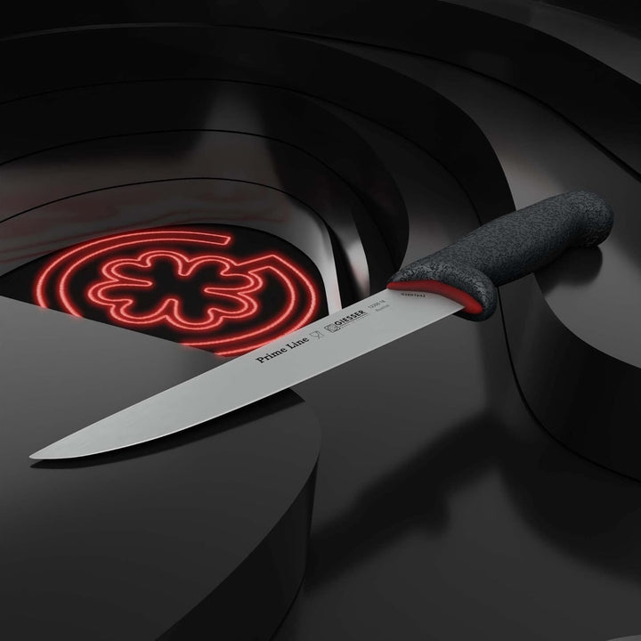 Giesser seit 1776 - Made in Germany - Stechmesser rutschfest PrimeLine, spitze Klinge 18 cm, schwarz