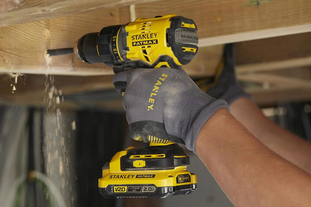 Stanley FatMax 18V 2-Gang Akku-Bohrschrauber SFMCD720B (2.0Ah, max. Drehmoment 80 Nm, bürstenloser M